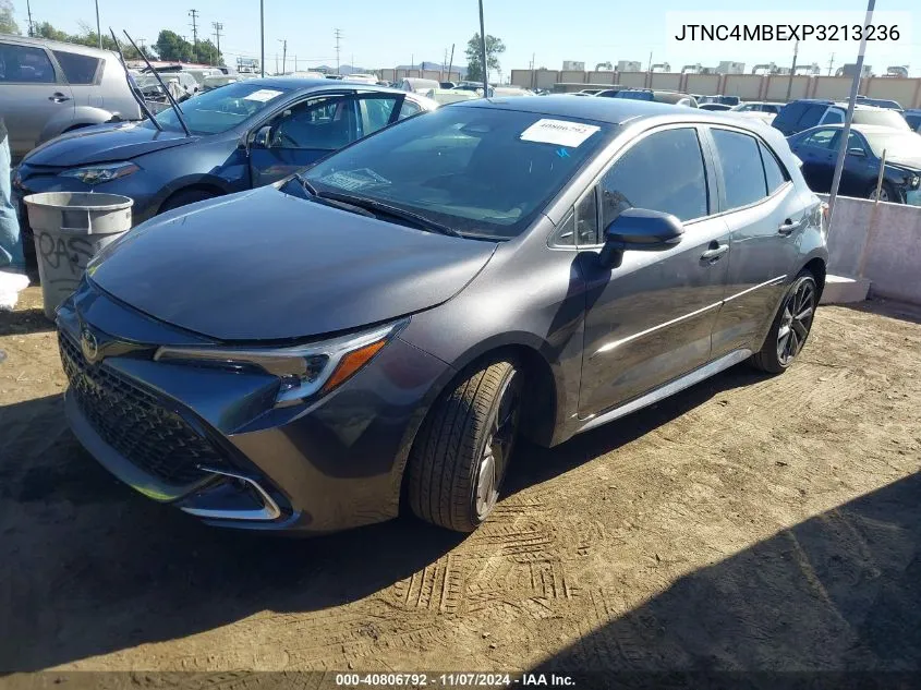 2023 Toyota Corolla Xse VIN: JTNC4MBEXP3213236 Lot: 40806792