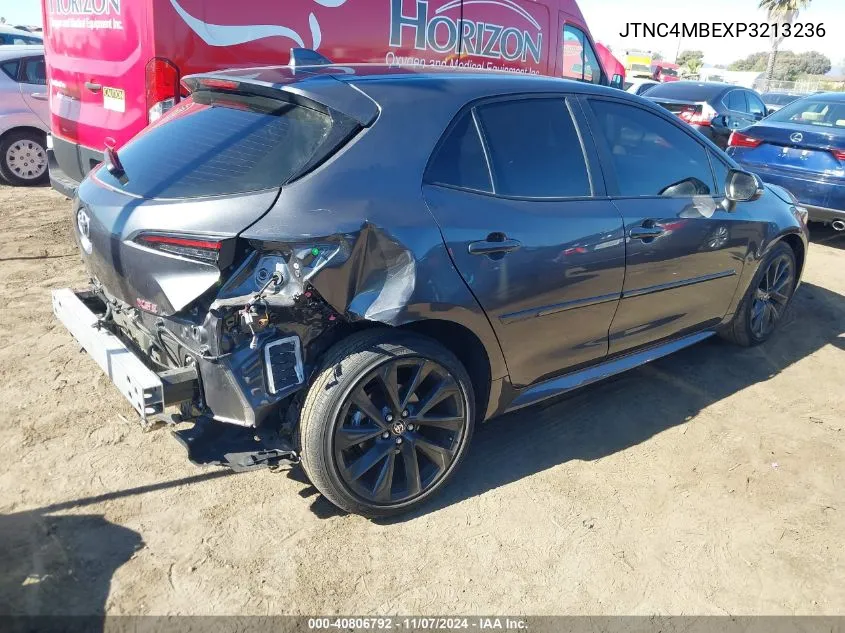 2023 Toyota Corolla Xse VIN: JTNC4MBEXP3213236 Lot: 40806792