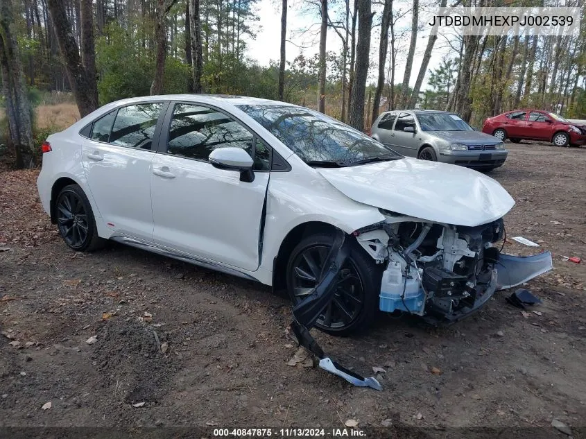 2023 Toyota Corolla Hybrid Se Infrared VIN: JTDBDMHEXPJ002539 Lot: 40847875