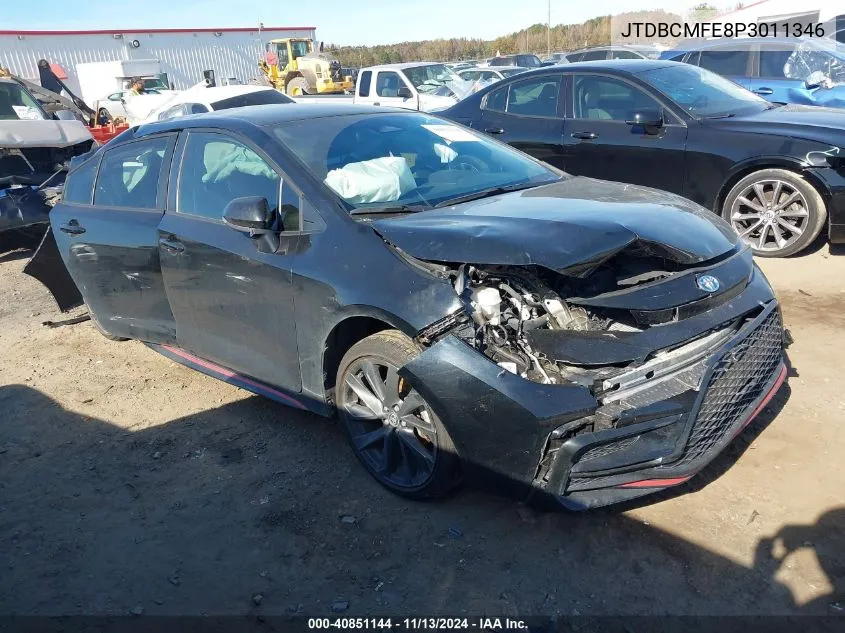 2023 Toyota Corolla Hybrid Se Infrared VIN: JTDBCMFE8P3011346 Lot: 40851144