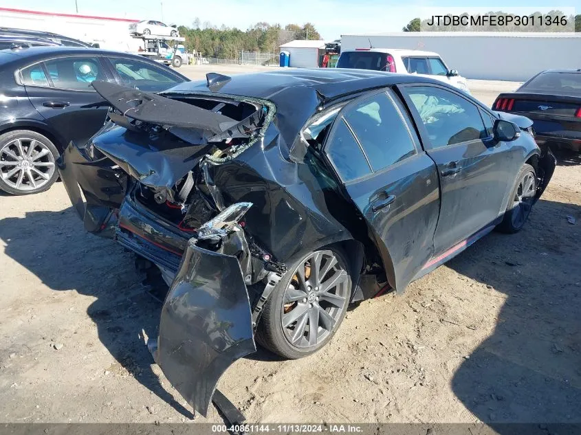 2023 Toyota Corolla Hybrid Se Infrared VIN: JTDBCMFE8P3011346 Lot: 40851144