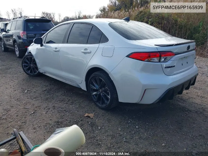 2023 Toyota Corolla Se VIN: 5YFP4MCE6PP165939 Lot: 40875634