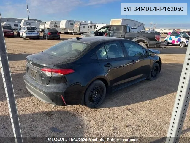 2024 Toyota Corolla Le VIN: 5YFB4MDE4RP162050 Lot: 20182485