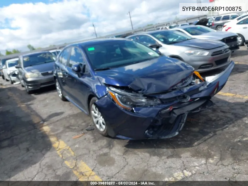 5YFB4MDE6RP100875 2024 Toyota Corolla Le