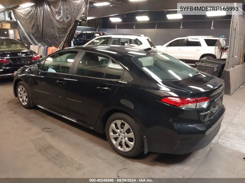 5YFB4MDE7RP165993 2024 Toyota Corolla Le