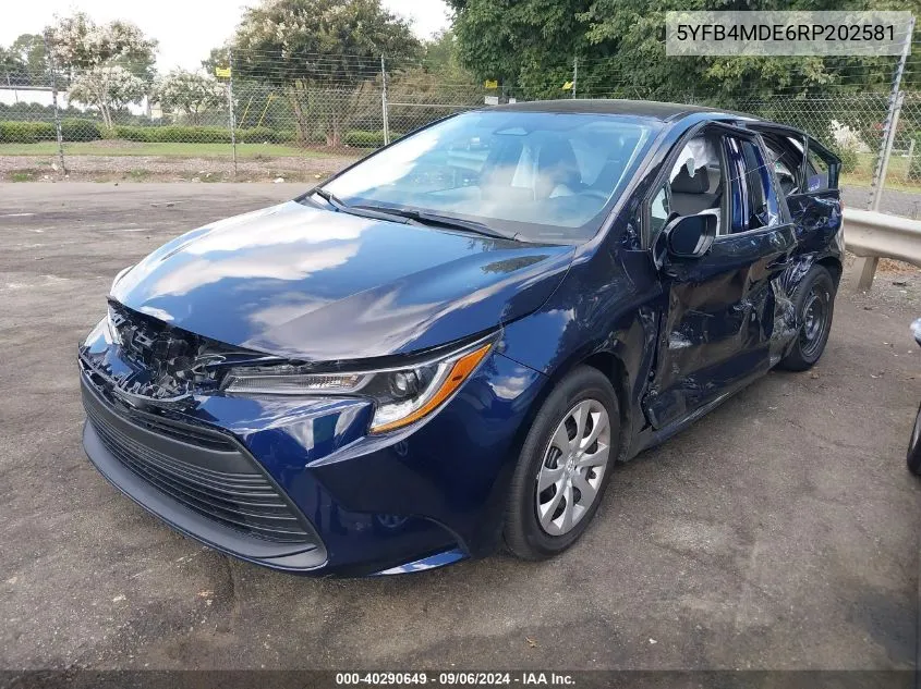 5YFB4MDE6RP202581 2024 Toyota Corolla Le