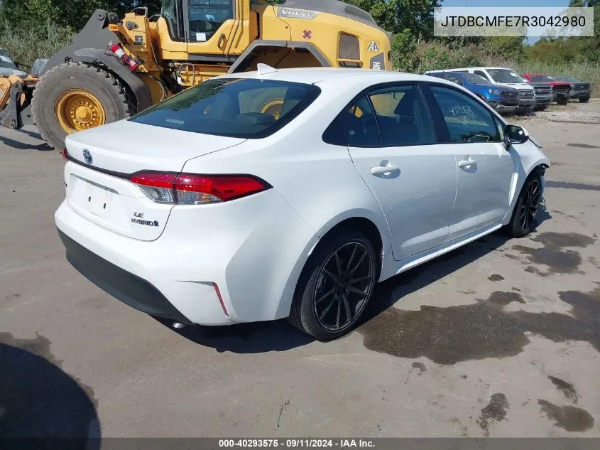 JTDBCMFE7R3042980 2024 Toyota Corolla Hybrid Le