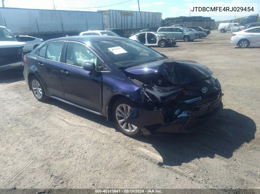 2024 Toyota Corolla Hybrid Le VIN: JTDBCMFE4RJ029454 Lot: 40313641