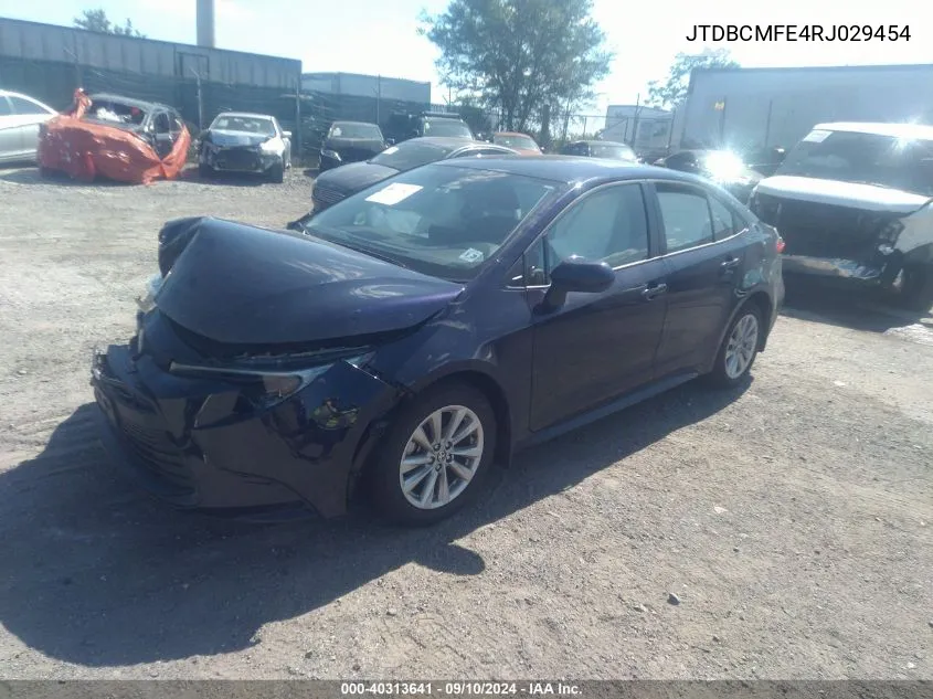 JTDBCMFE4RJ029454 2024 Toyota Corolla Hybrid Le