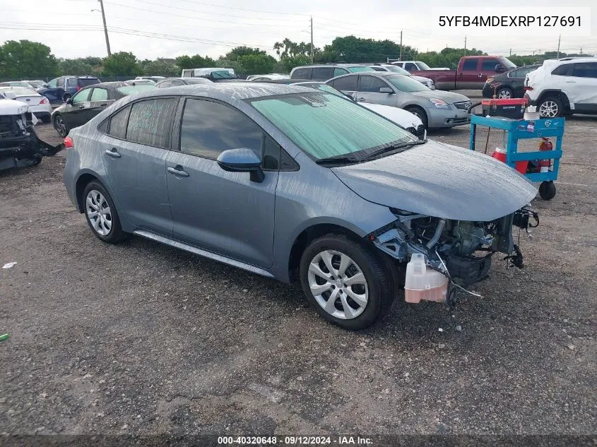 2024 Toyota Corolla Le VIN: 5YFB4MDEXRP127691 Lot: 40320648