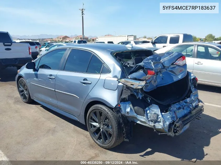 5YFS4MCE7RP183637 2024 Toyota Corolla Se