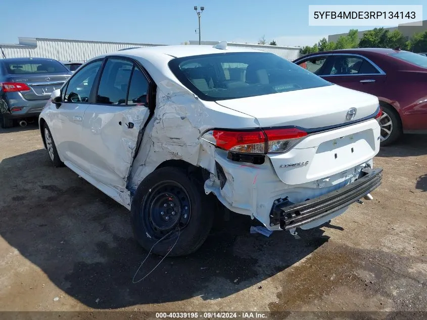 5YFB4MDE3RP134143 2024 Toyota Corolla Le