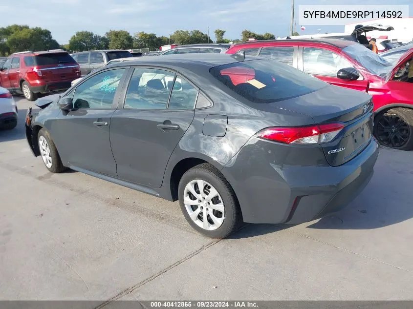 5YFB4MDE9RP114592 2024 Toyota Corolla Le