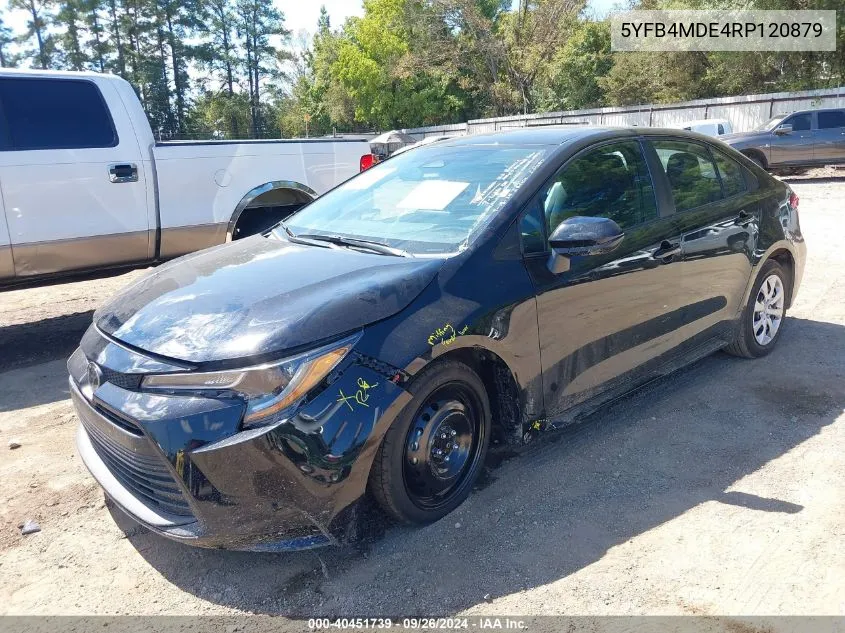 2024 Toyota Corolla Le VIN: 5YFB4MDE4RP120879 Lot: 40451739