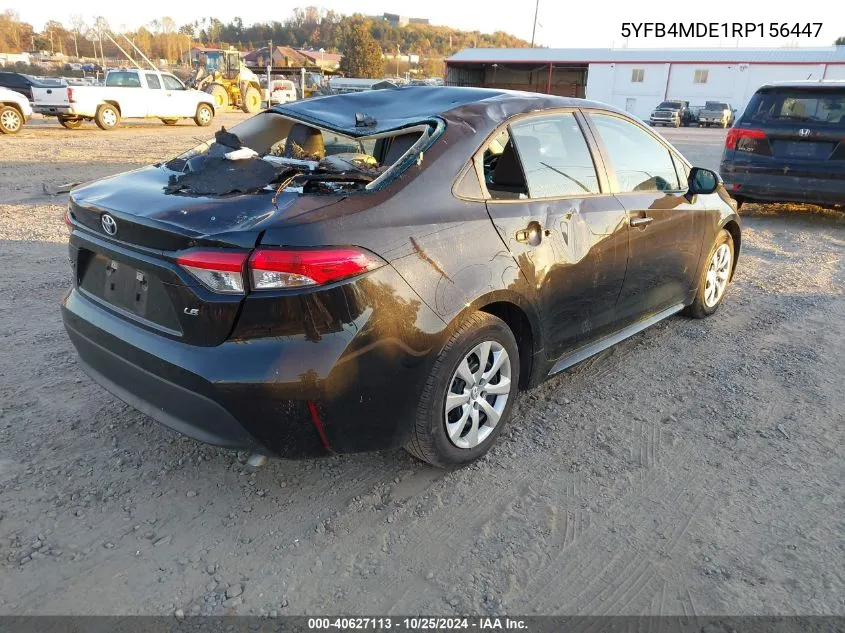 5YFB4MDE1RP156447 2024 Toyota Corolla Le