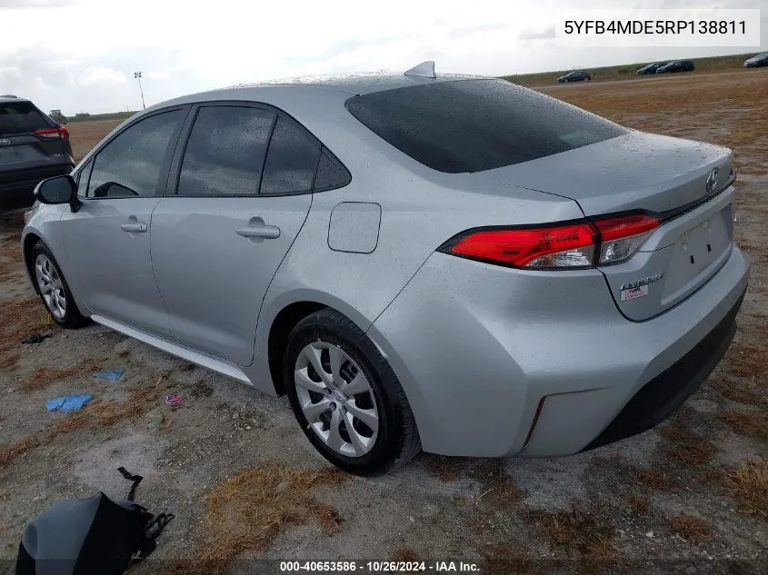 5YFB4MDE5RP138811 2024 Toyota Corolla Le