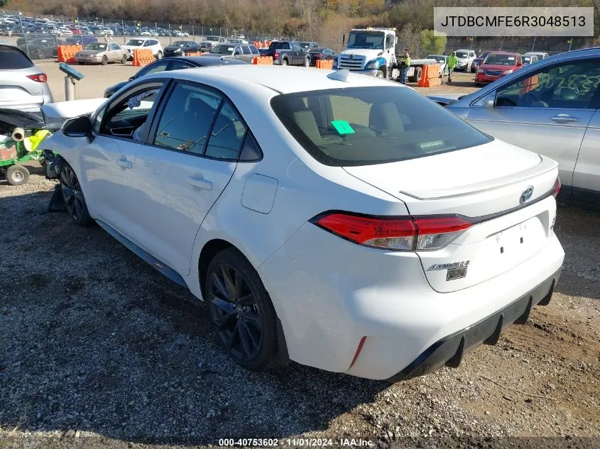 2024 Toyota Corolla Hybrid Se VIN: JTDBCMFE6R3048513 Lot: 40753602