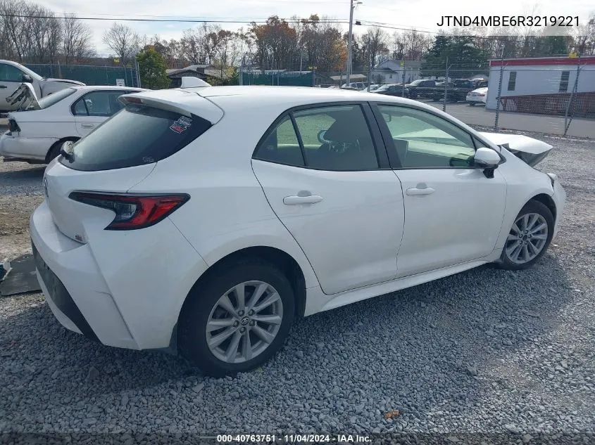 2024 Toyota Corolla Se VIN: JTND4MBE6R3219221 Lot: 40763751