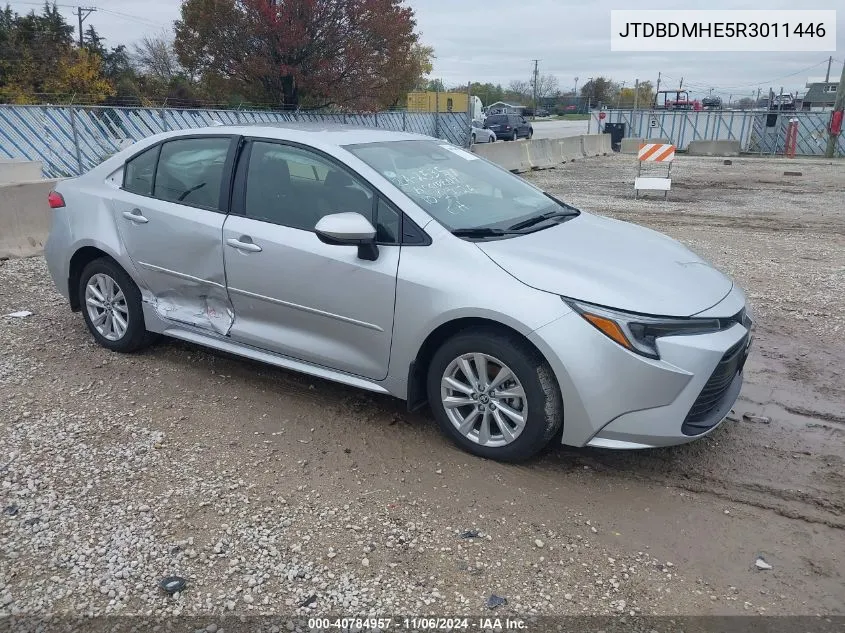 2024 Toyota Corolla Hybrid Le VIN: JTDBDMHE5R3011446 Lot: 40784957