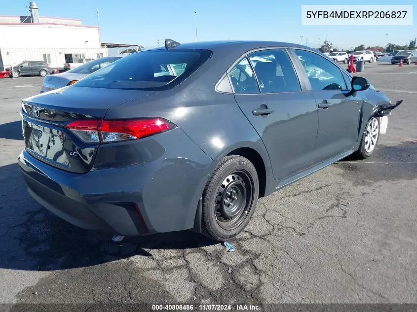 5YFB4MDEXRP206827 2024 Toyota Corolla Le