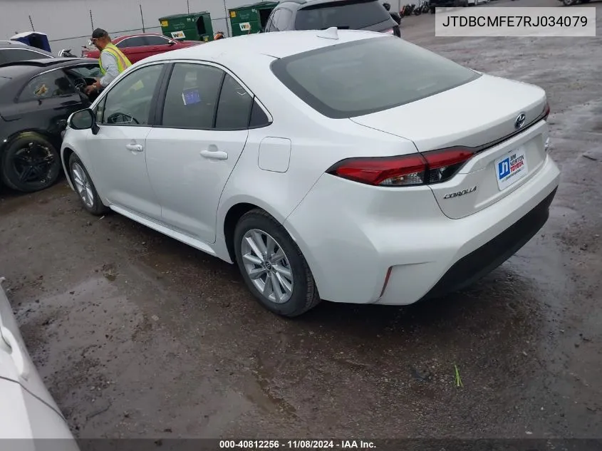 JTDBCMFE7RJ034079 2024 Toyota Corolla Hybrid Xle