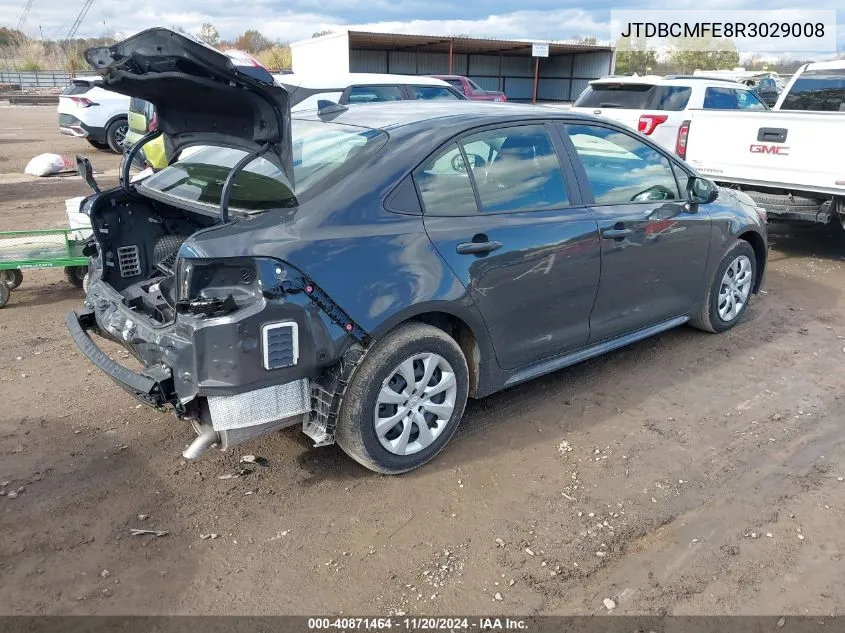 2024 Toyota Corolla Hybrid Le VIN: JTDBCMFE8R3029008 Lot: 40871464