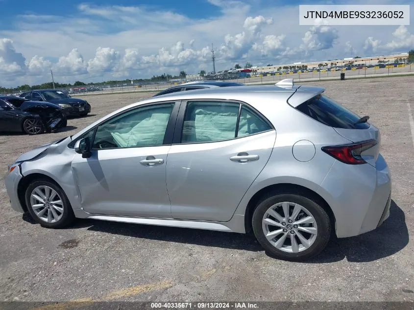 2025 Toyota Corolla Se VIN: JTND4MBE9S3236052 Lot: 40335671