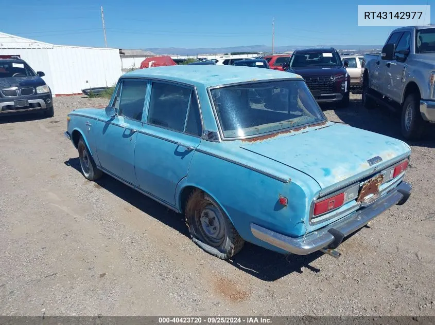 1969 Toyota Corona VIN: RT43142977 Lot: 40423720