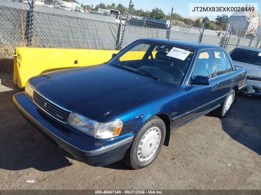 1989 Toyota Cressida Luxury VIN: JT2MX83EXK0028449 Lot: 40457349