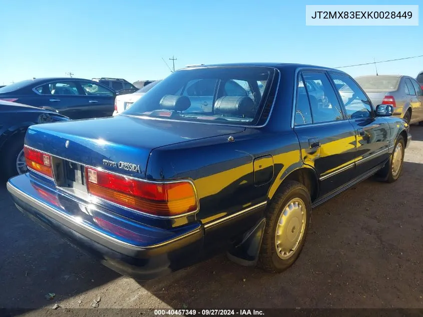 1989 Toyota Cressida Luxury VIN: JT2MX83EXK0028449 Lot: 40457349