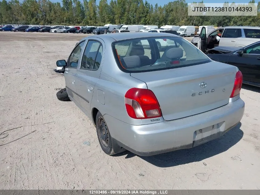 JTDBT123810144393 2001 Toyota Echo