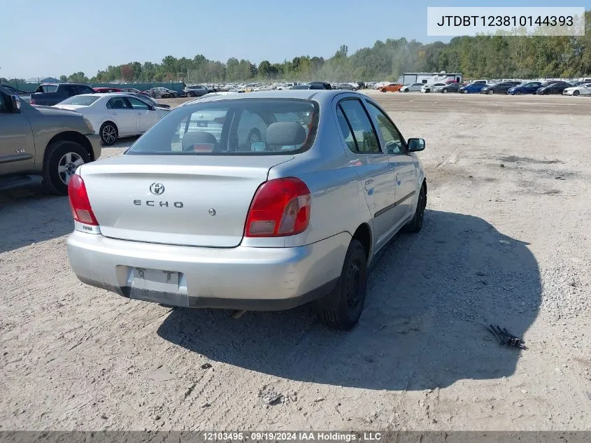 JTDBT123810144393 2001 Toyota Echo