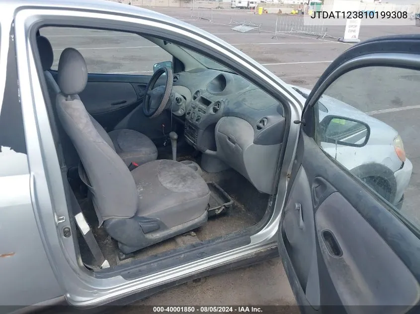 JTDAT123810199308 2001 Toyota Echo