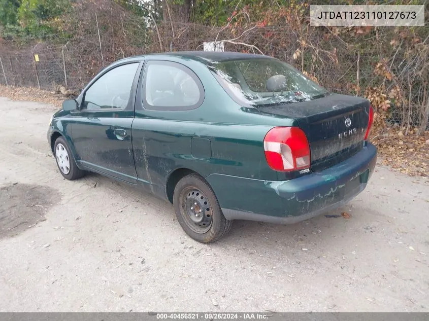 2001 Toyota Echo VIN: JTDAT123110127673 Lot: 40456521