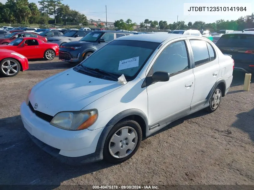 JTDBT123510141984 2001 Toyota Echo