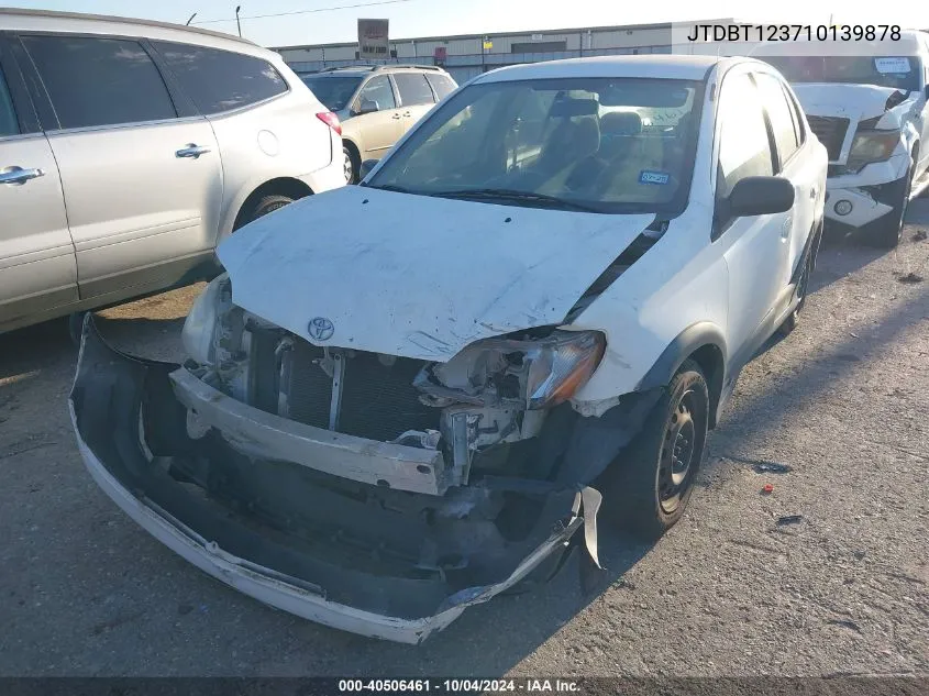 2001 Toyota Echo VIN: JTDBT123710139878 Lot: 40506461