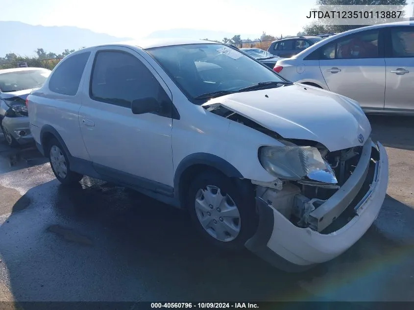 JTDAT123510113887 2001 Toyota Echo