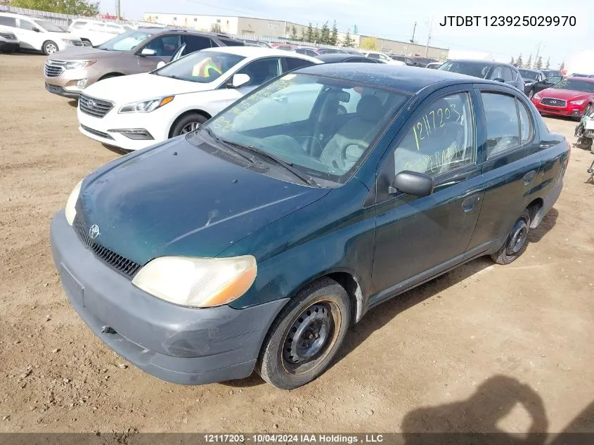 2002 Toyota Echo VIN: JTDBT123925029970 Lot: 12117203