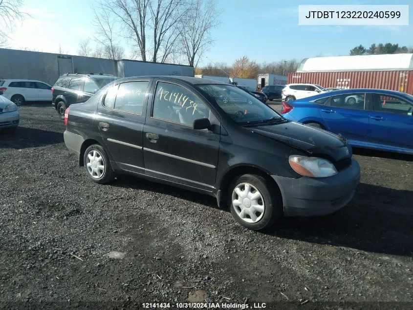 2002 Toyota Echo VIN: JTDBT123220240599 Lot: 12141434