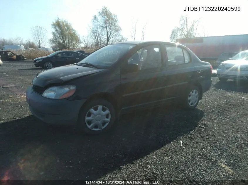 2002 Toyota Echo VIN: JTDBT123220240599 Lot: 12141434