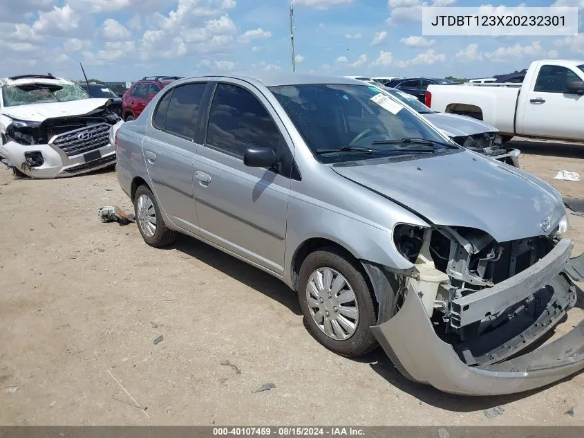 2002 Toyota Echo VIN: JTDBT123X20232301 Lot: 40107459