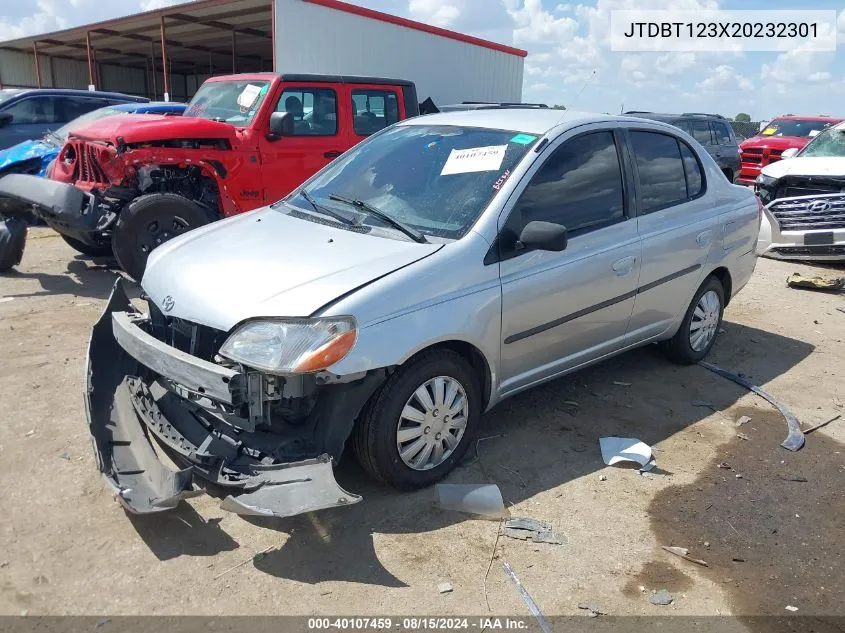 2002 Toyota Echo VIN: JTDBT123X20232301 Lot: 40107459