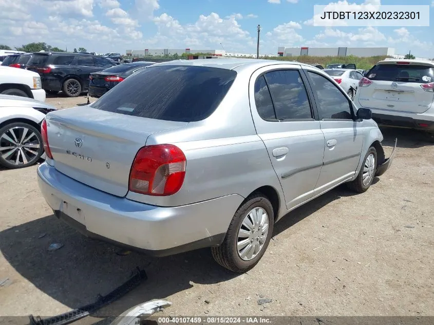 JTDBT123X20232301 2002 Toyota Echo