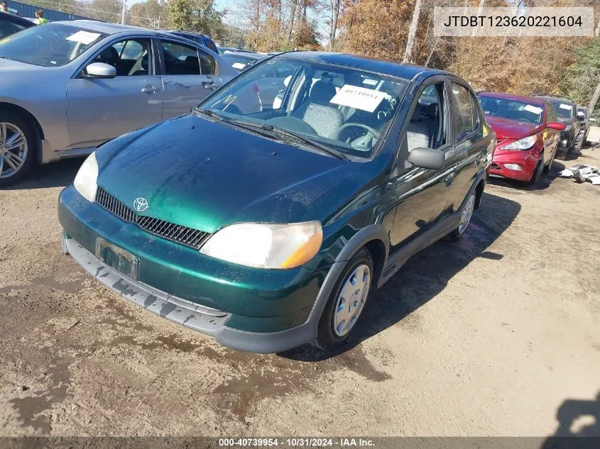 2002 Toyota Echo VIN: JTDBT123620221604 Lot: 40739954