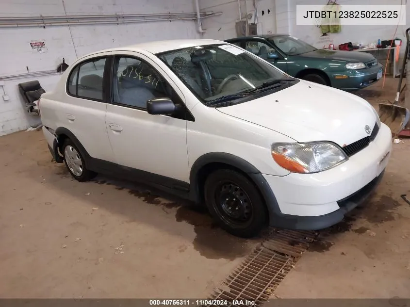 2002 Toyota Echo VIN: JTDBT123825022525 Lot: 40756311