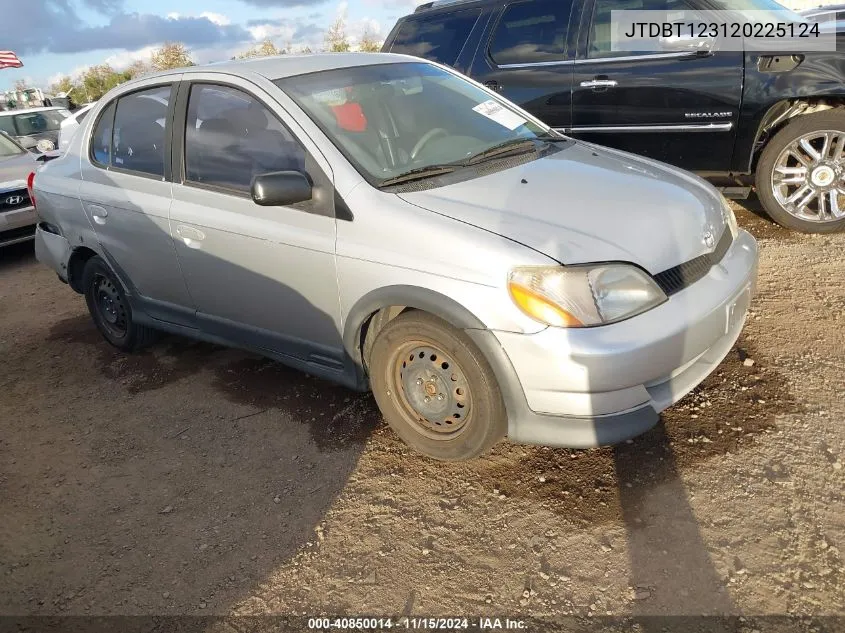 2002 Toyota Echo VIN: JTDBT123120225124 Lot: 40850014