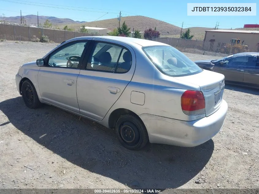 2003 Toyota Echo VIN: JTDBT123935032384 Lot: 39402635