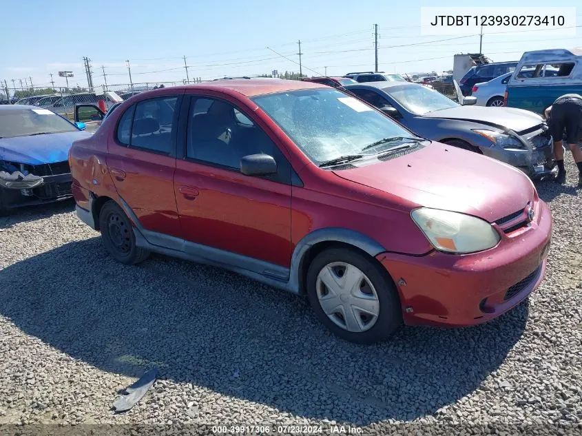 2003 Toyota Echo VIN: JTDBT123930273410 Lot: 39917306