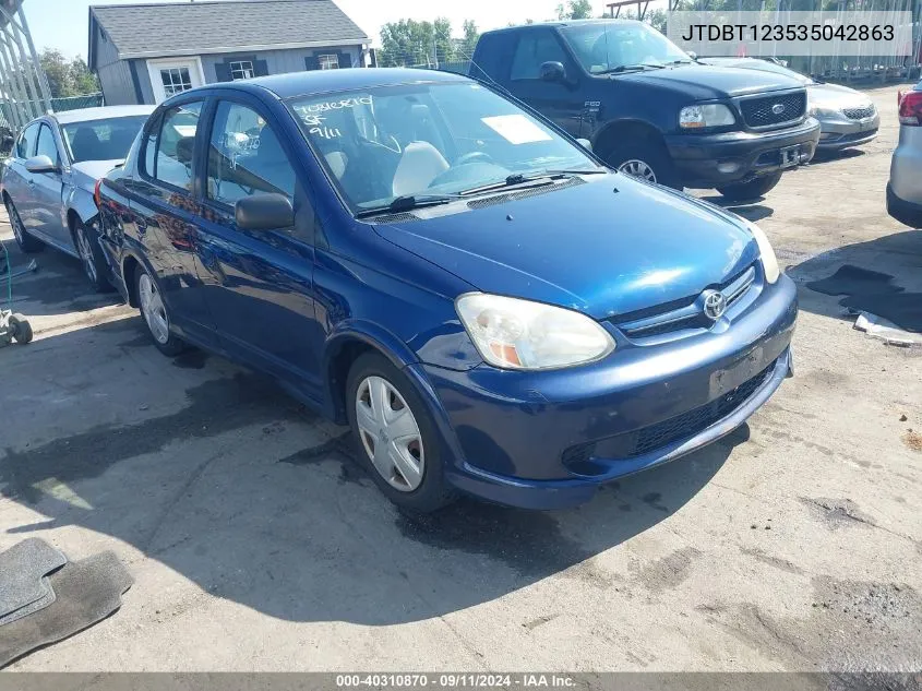 2003 Toyota Echo VIN: JTDBT123535042863 Lot: 40310870