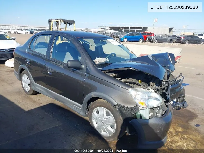 2003 Toyota Echo VIN: JTDBT123230289030 Lot: 40450901